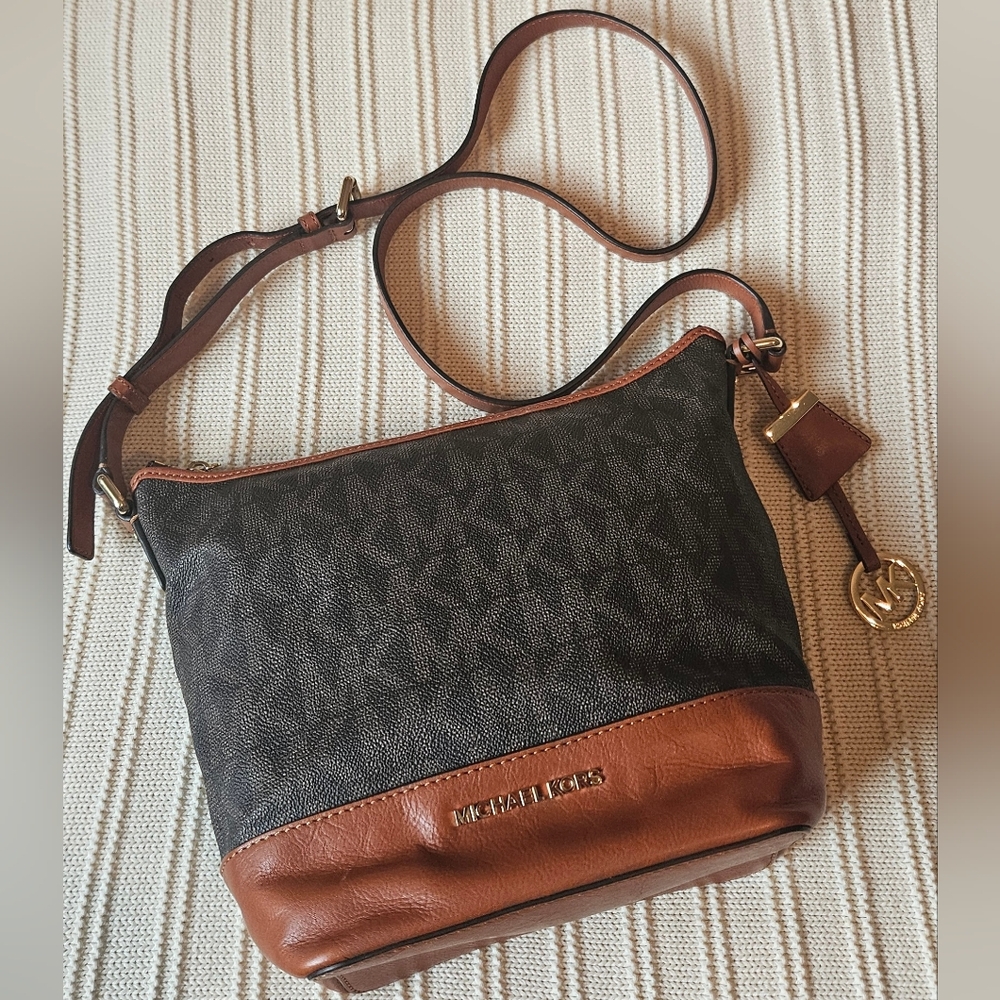 Michael Kors Monogrammed Crossbody Bag